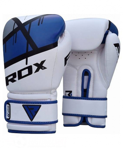 Перчатки Боксерские Rdx Bgr-F7 BGR-F7-wh-blue