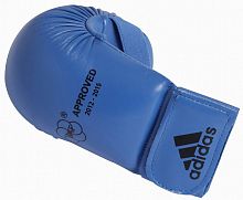 Перчатки Для Карате Adidas Wkf Bigger 661-22-blue
