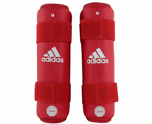 Защита Голени Adidas Wako Kickboxing Shin Guards adiWAKOSG01-red