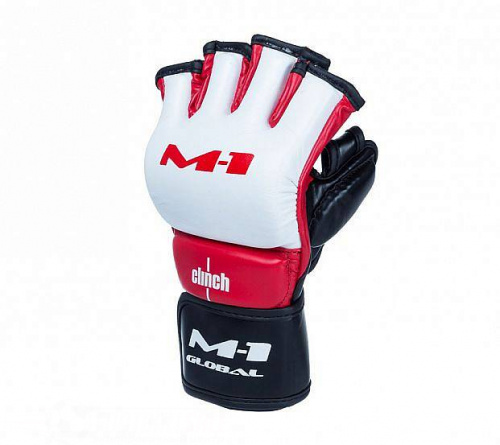 Перчатки Mma Clinch M1 Global Gloves C622-wh-red-blk фото 2