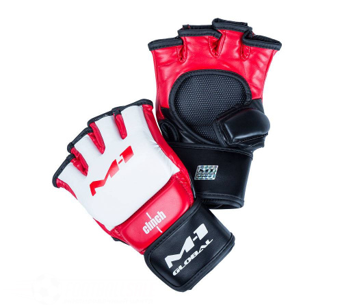 Перчатки Mma Clinch M1 Global Gloves C622-wh-red-blk фото 6