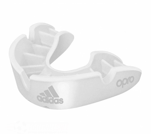 Капа Одночелюстная Adidas Opro Bronze Gen4 Self-Fit Mouthguard adiBP31-white фото 2