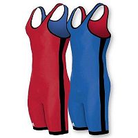 Трико Борцовское Adidas Wrestling 1-Stripe Reversible Singlet aS103r-blue-red